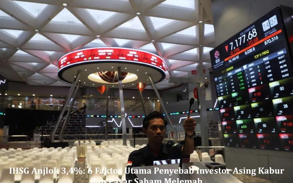 IHSG Melemah Dalam, Faktor Eksternal Jadi Pemicu Utama